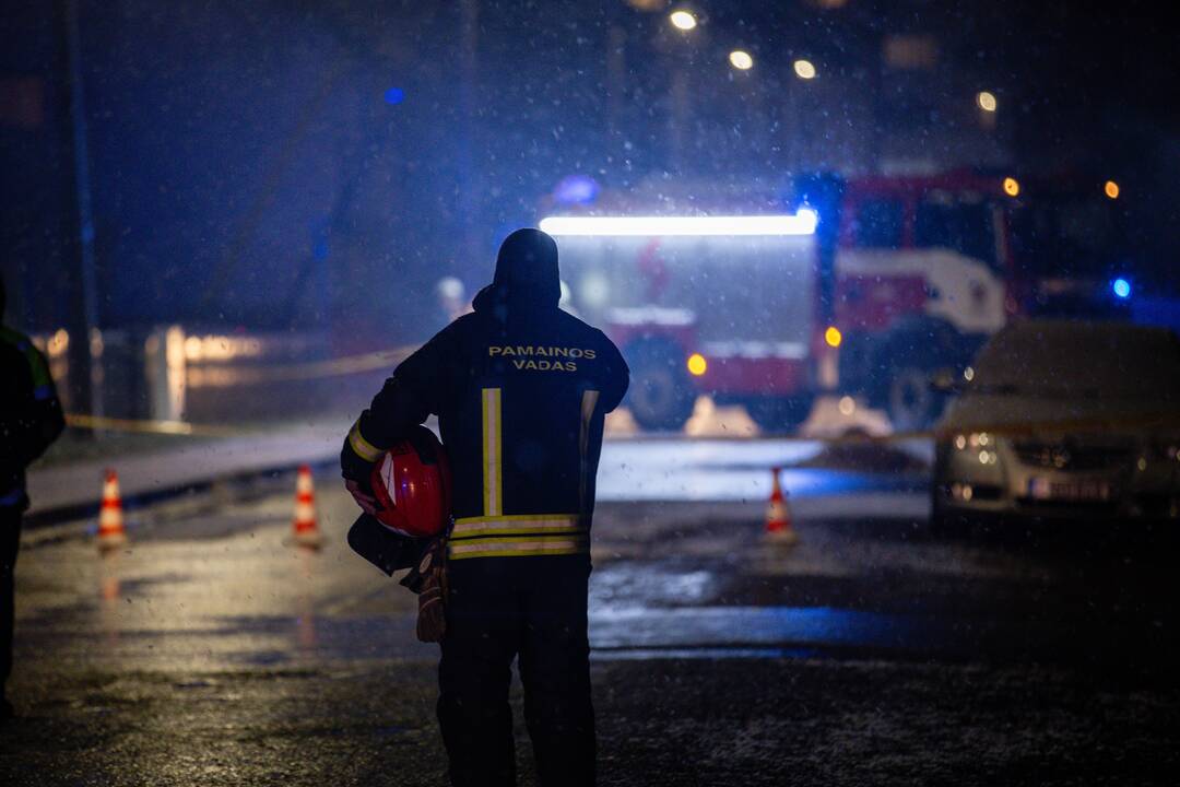 Alytaus rajone, gaisravietėje, rastas vyro kūnas