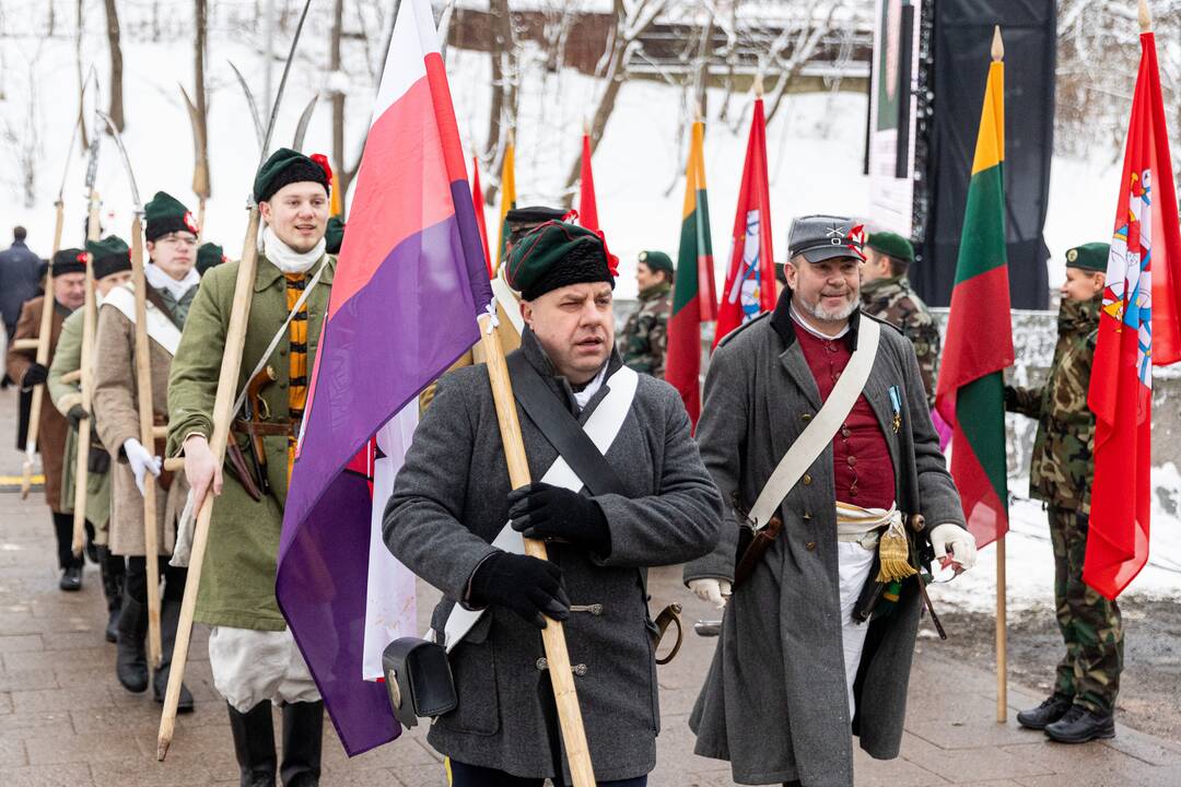 1863–1864 m. sukilimo pagerbimo ceremonija Rasų kapinėse
