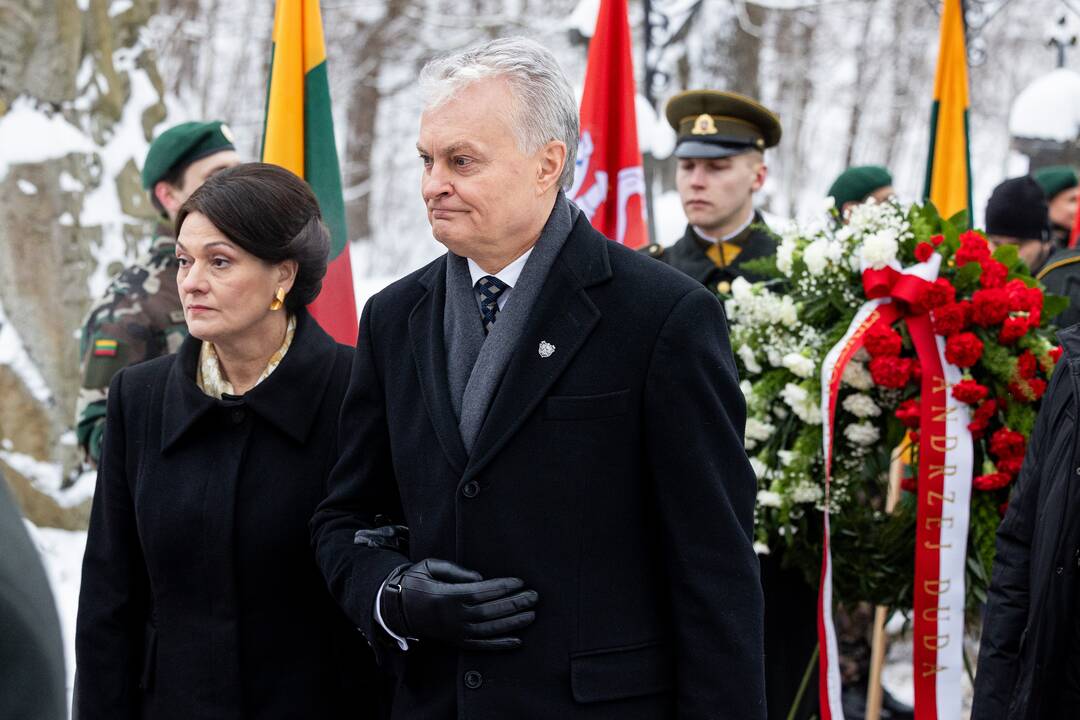 1863–1864 m. sukilimo pagerbimo ceremonija Rasų kapinėse
