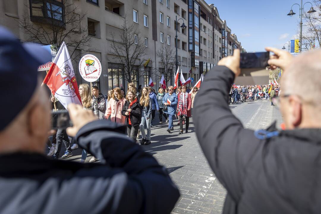 Sostinės gatvėse – Lietuvos lenkų eisena