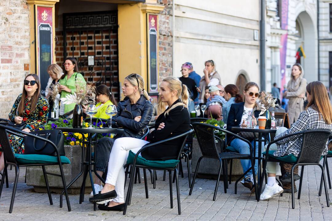 Sostinės centre – įspūdingas A. Jagelavičiūtės performansas