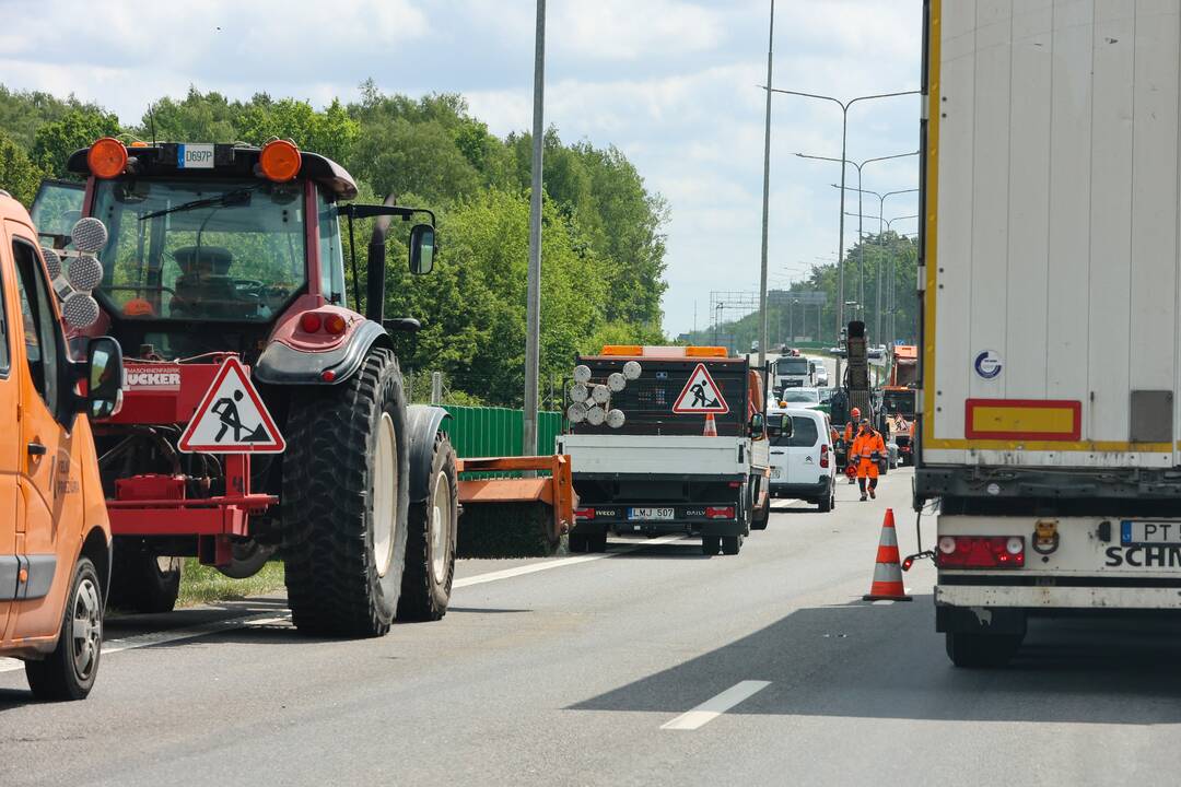 Spūstys važiuojant iš Kauno į Vilnių