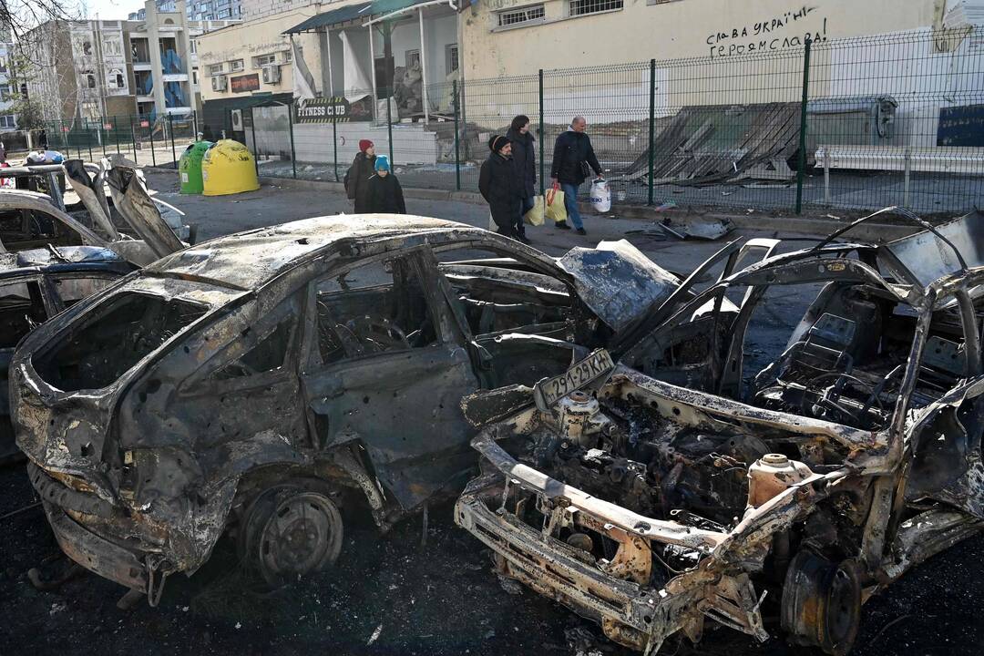 Karas toliau išbando Ukrainos stiprybę