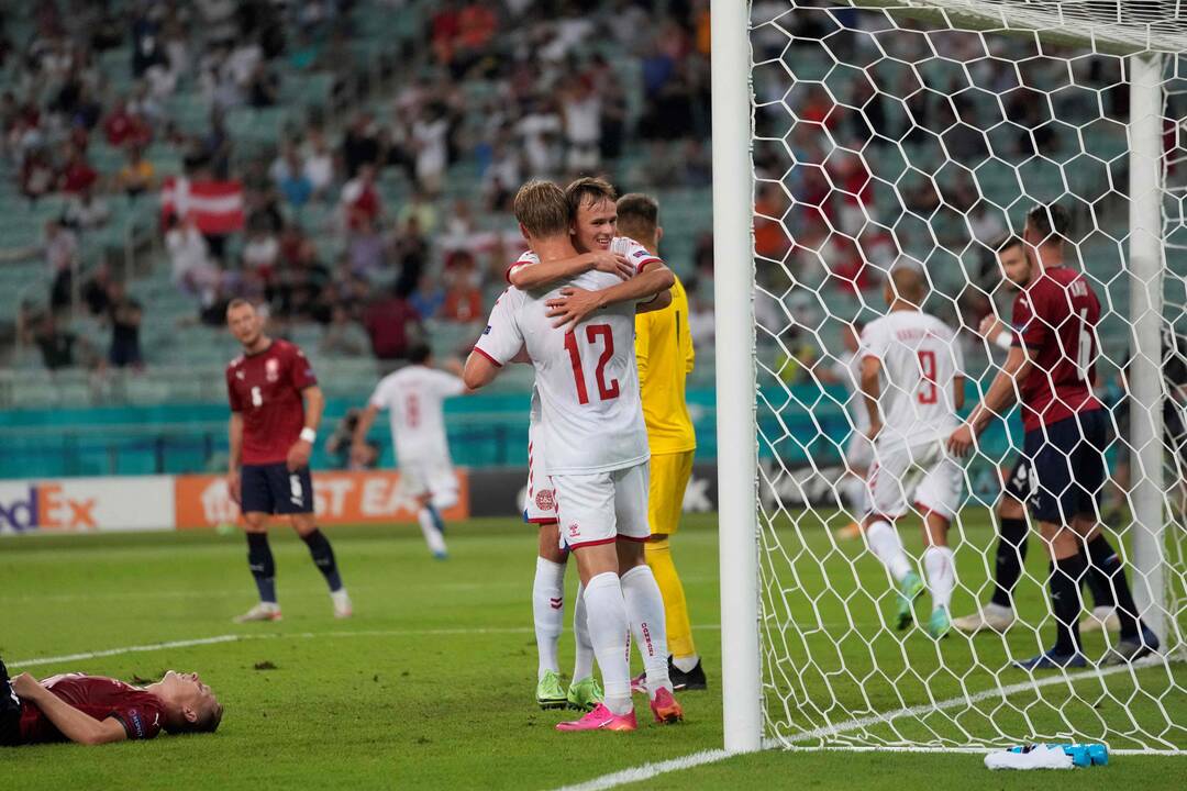 „Euro 2020“ ketvirtfinalis: Danija – Čekija 2:1