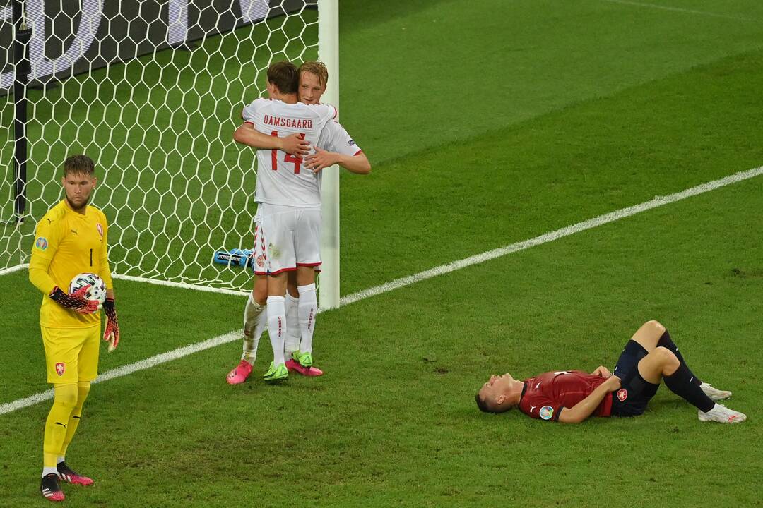 „Euro 2020“ ketvirtfinalis: Danija – Čekija 2:1