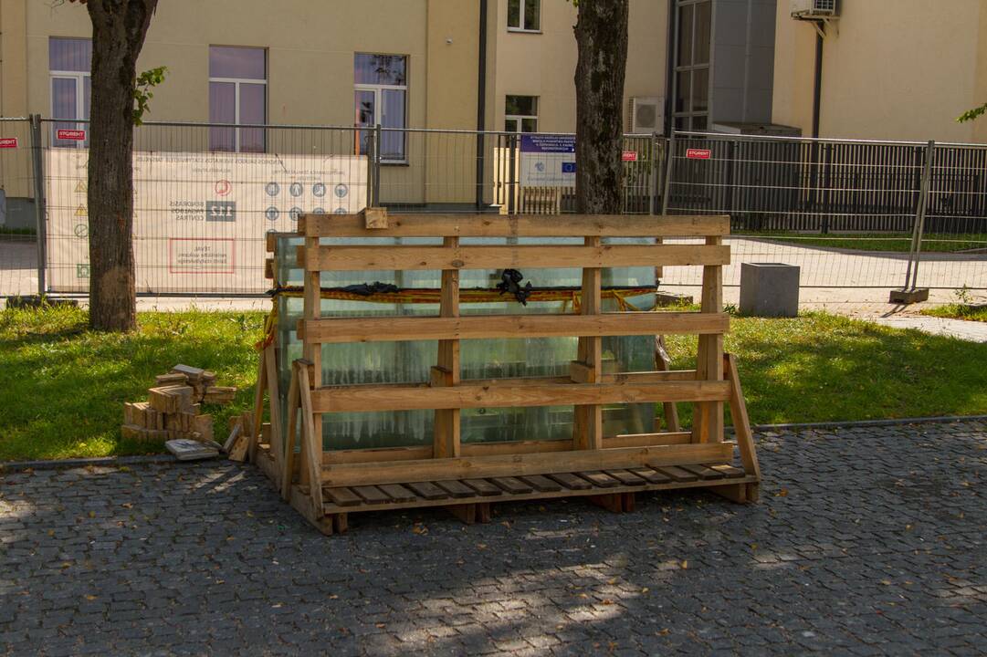 Tvarkomoje Aleksoto apžvalgos aikštelėje – brokas