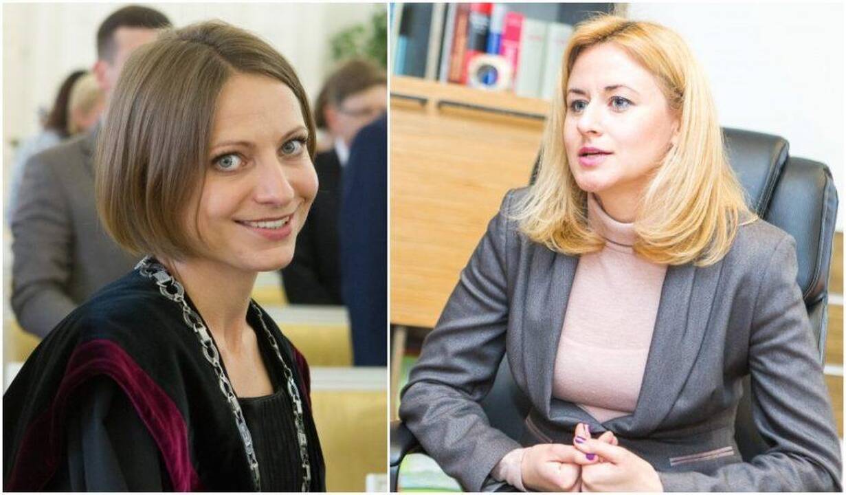 L. Šeputienė (dešinėje) ir A. Sereikienė (kairėje) 