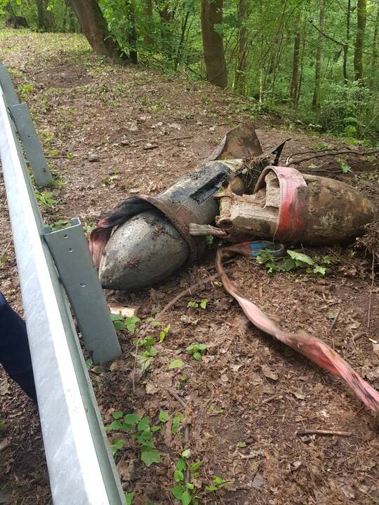 Aleksote aptikta mažiausiai pusšimtis aviacinių bombų