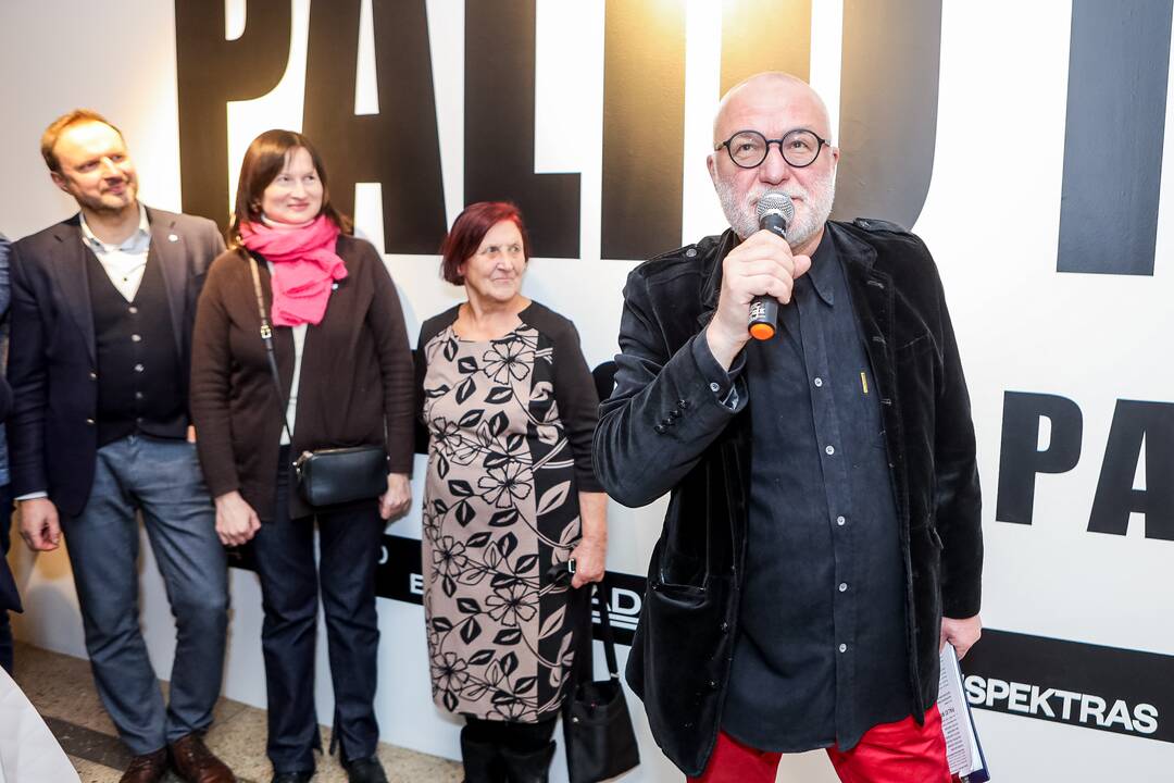 Atidarymas: architektas J. R. Palys – kaip visada su polėkiu.