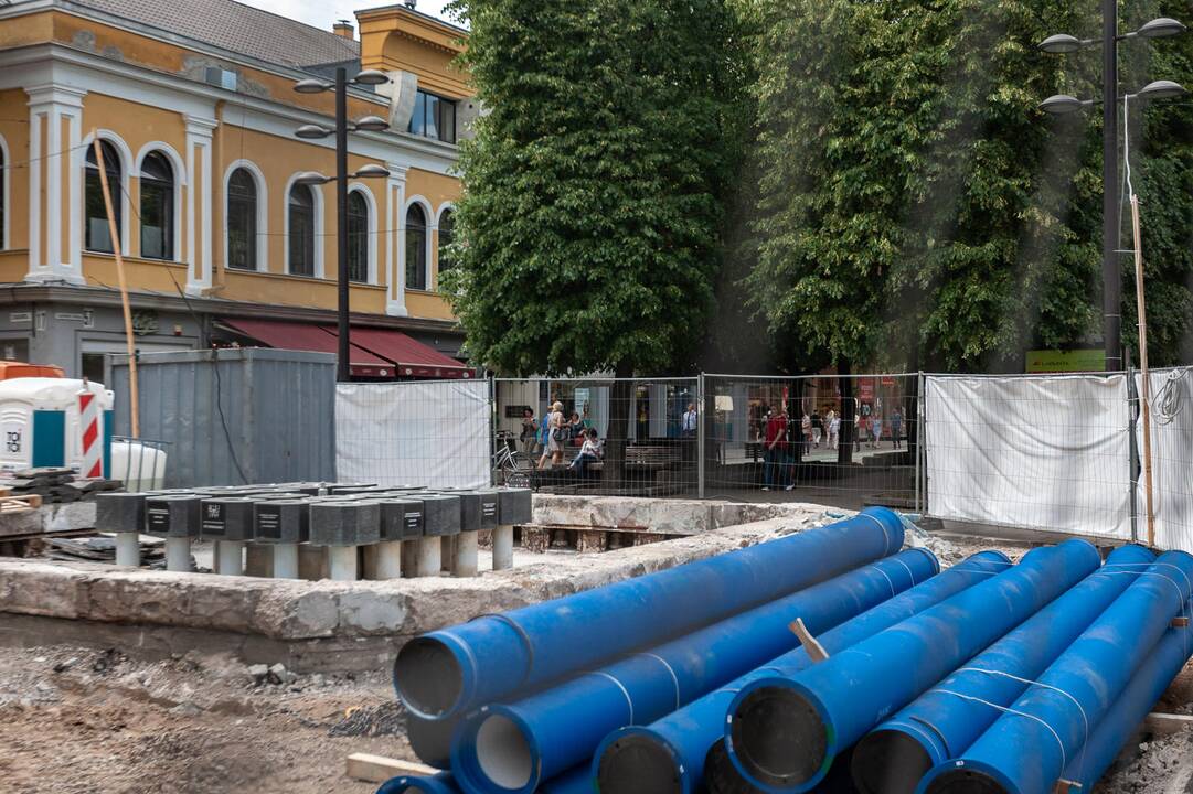 Pokyčiai: Laisvės alėjos fontano forma ir burbulai nesikeis, tačiau bus kitoks apšvietimas ir vandens srovės.