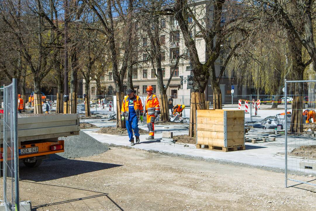 Situacija: kol vyksta Laisvės alėjos rekonstrukcija, vietos verslininkai išgyvena ne geriausius laikus.