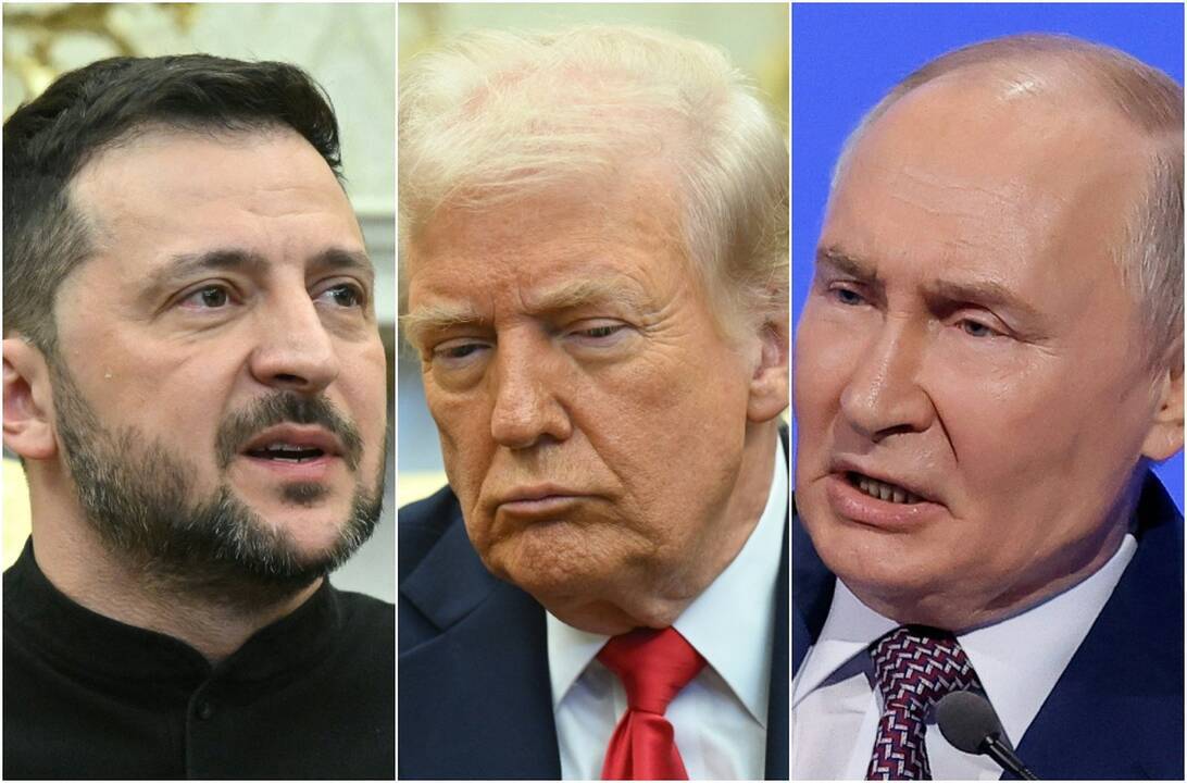 Trumpas sako, kad paragins Putiną nutraukti kraujo liejimą Ukrainoje