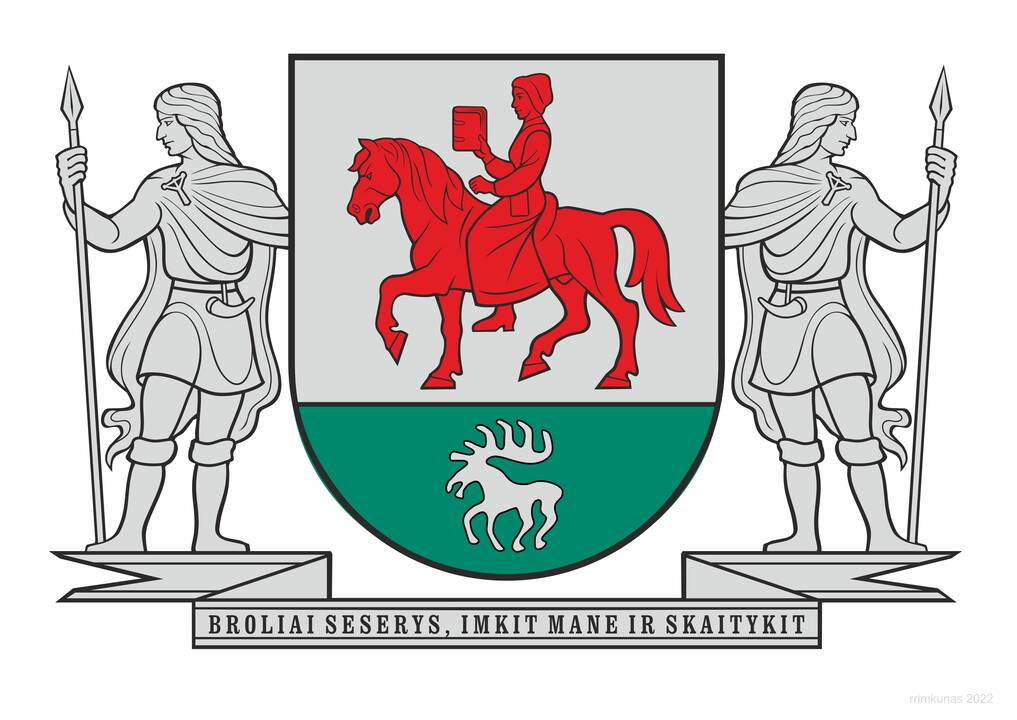 Šiuolaikinės bendruomenės norą gyventi švarioje aplinkoje simbolizuoja ir Kauno rajono miestelių herbai, kuriuose į Raudonąją knygą įrašyti paukščiai ar augalai: Neveronių - juodasis gandras, Užliedžių – griežlė, Linksmakalnio – gegužraibė, Rokų – gebenė.