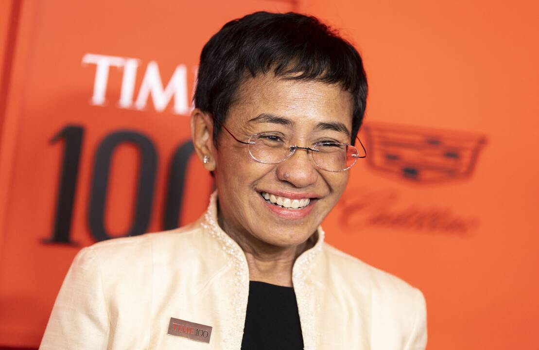 Maria Ressa ir Dmitrijus Muratovas