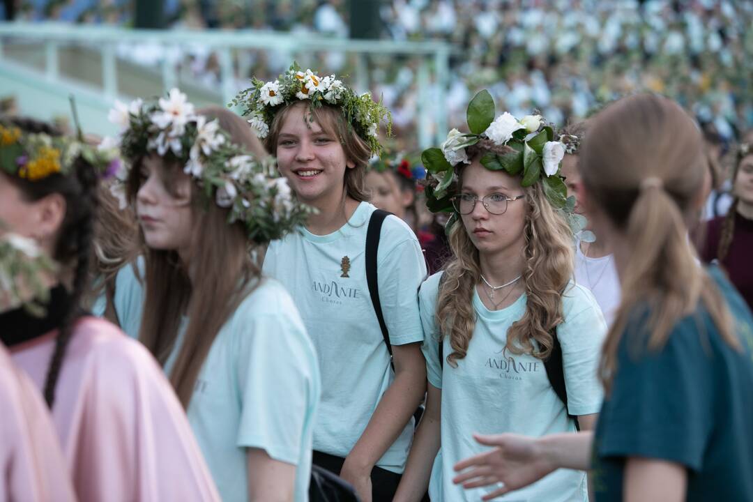 Vingio parke – šimtmečio Dainų šventės finalas 