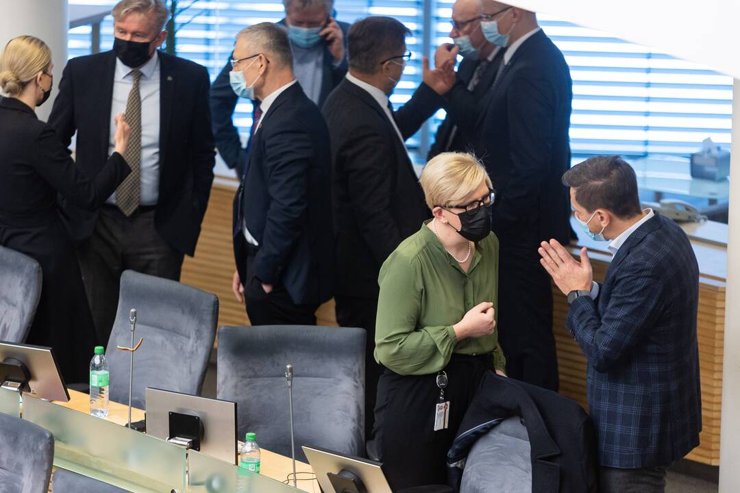 Rytinis Seimo posėdis (2021 gruodžio 21 d.)