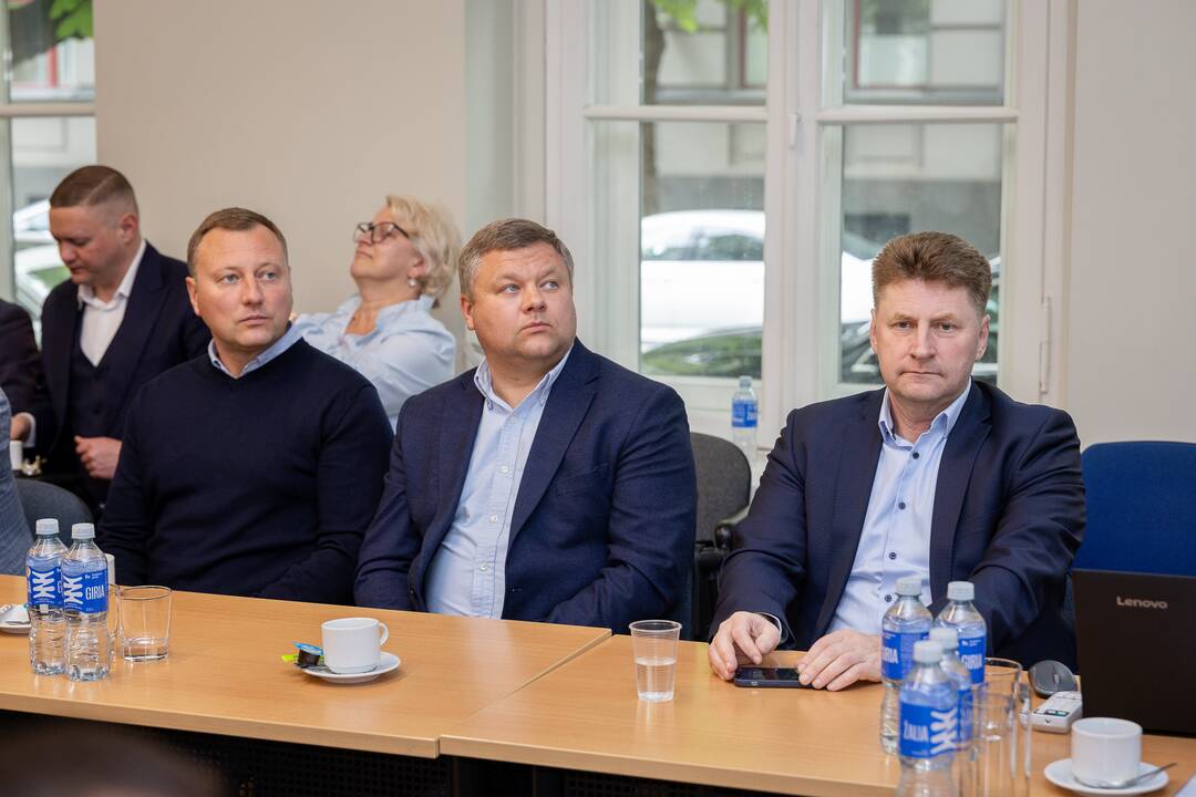 Kauno verslininkų susitikimas su S. Skverneliu ir L. Savicku