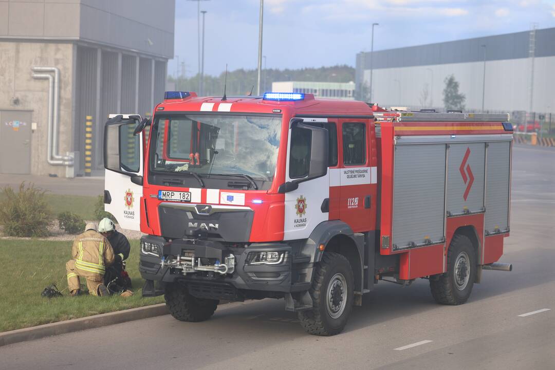 Kauno kogeneracinėje jėgainėje kilo gaisras