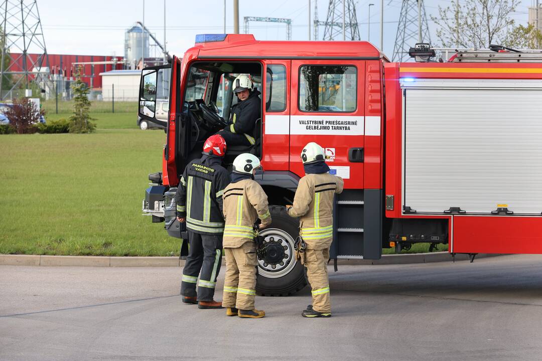 Kauno kogeneracinėje jėgainėje kilo gaisras