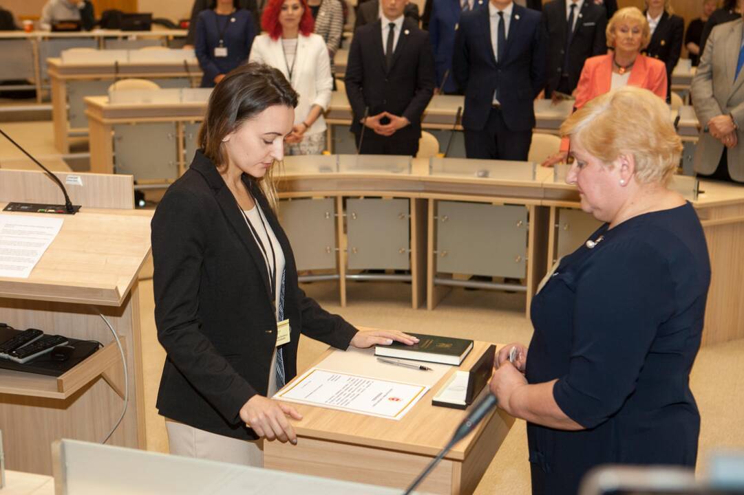 Prisiekė nauja Kauno miesto taryba