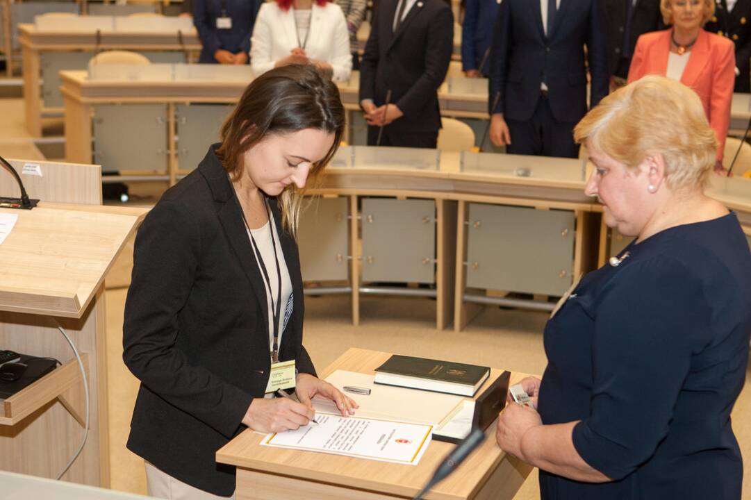 Prisiekė nauja Kauno miesto taryba