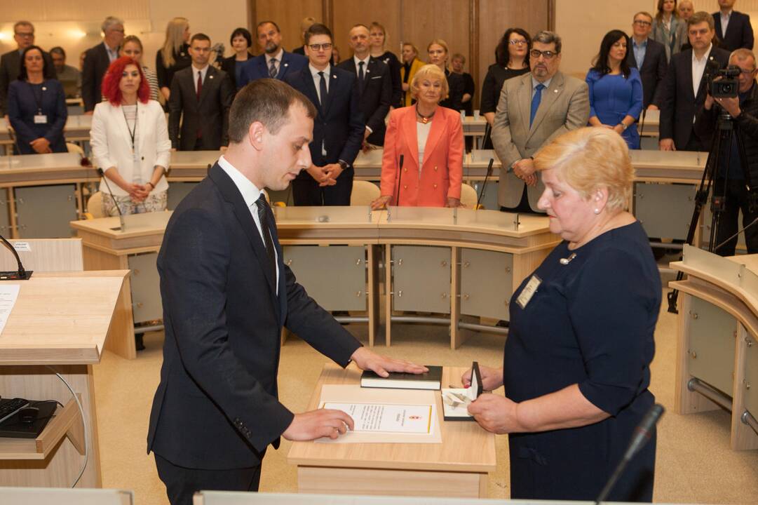 Prisiekė nauja Kauno miesto taryba
