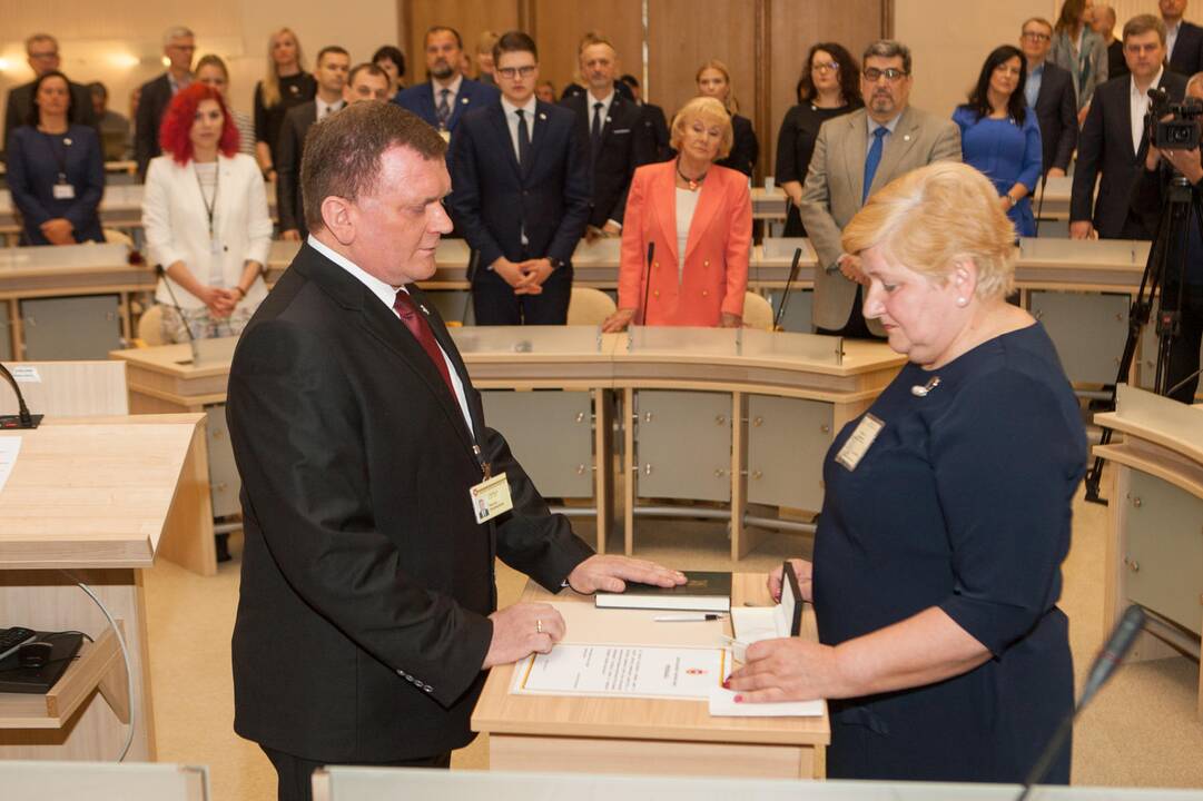 Prisiekė nauja Kauno miesto taryba