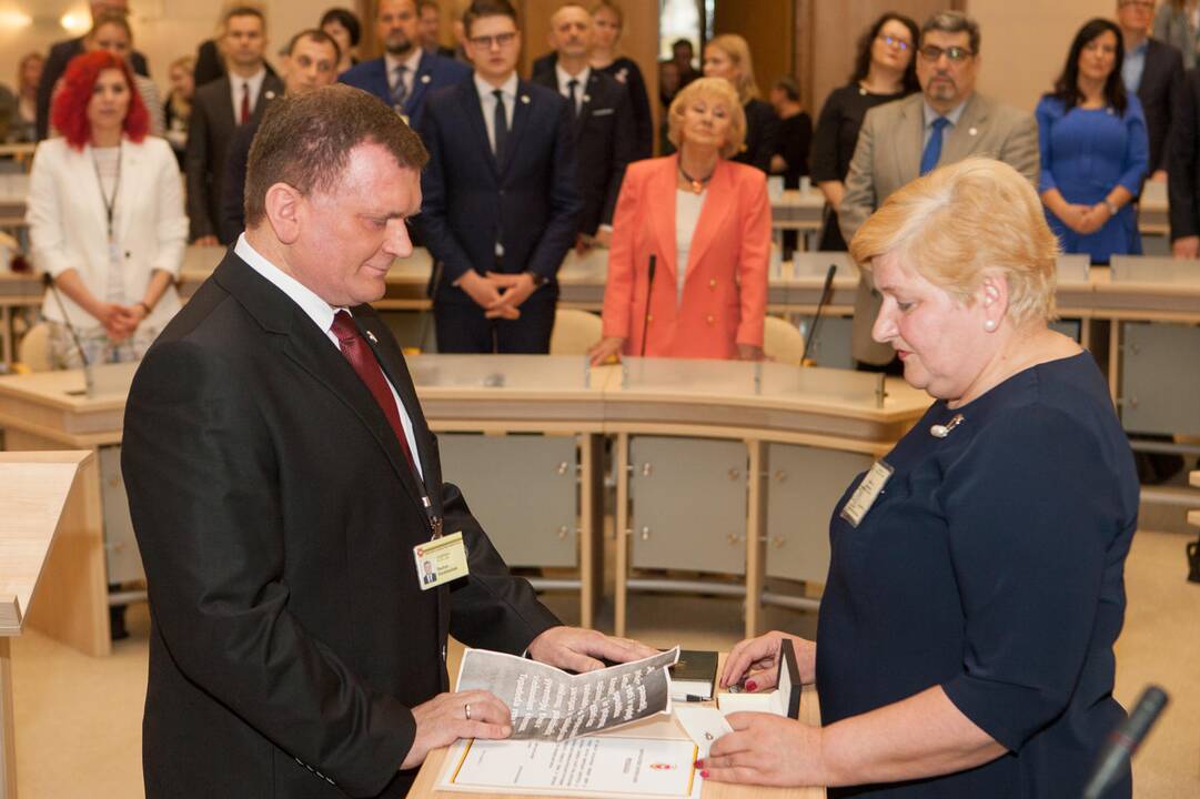 Prisiekė nauja Kauno miesto taryba