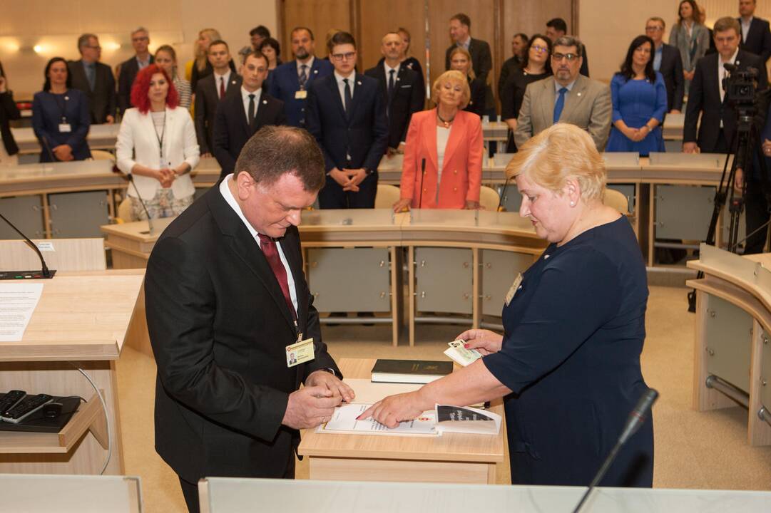 Prisiekė nauja Kauno miesto taryba