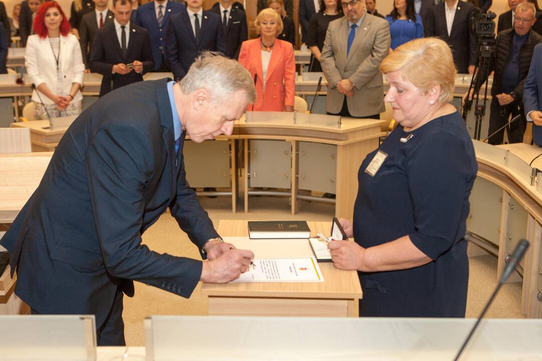 Prisiekė nauja Kauno miesto taryba