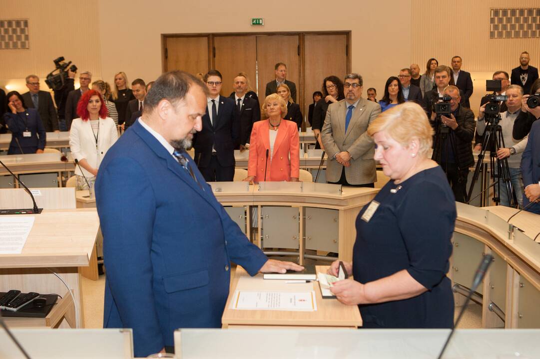 Prisiekė nauja Kauno miesto taryba