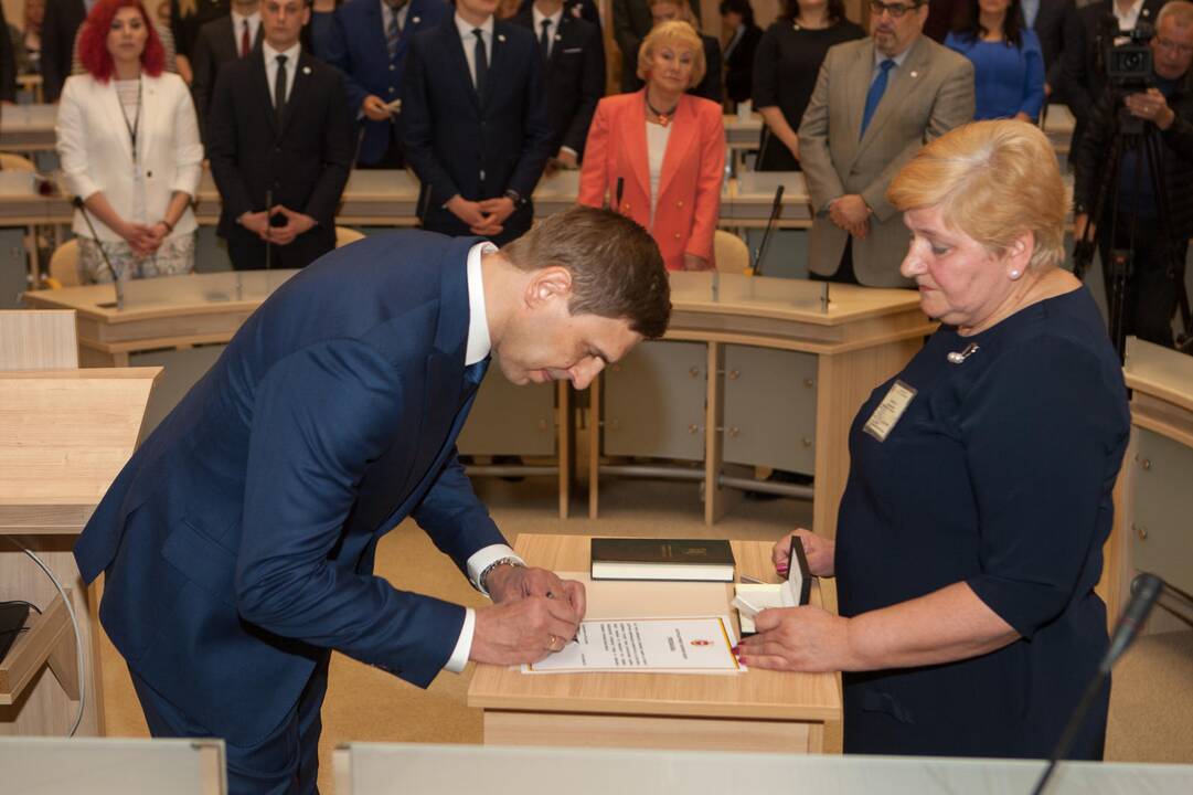 Prisiekė nauja Kauno miesto taryba