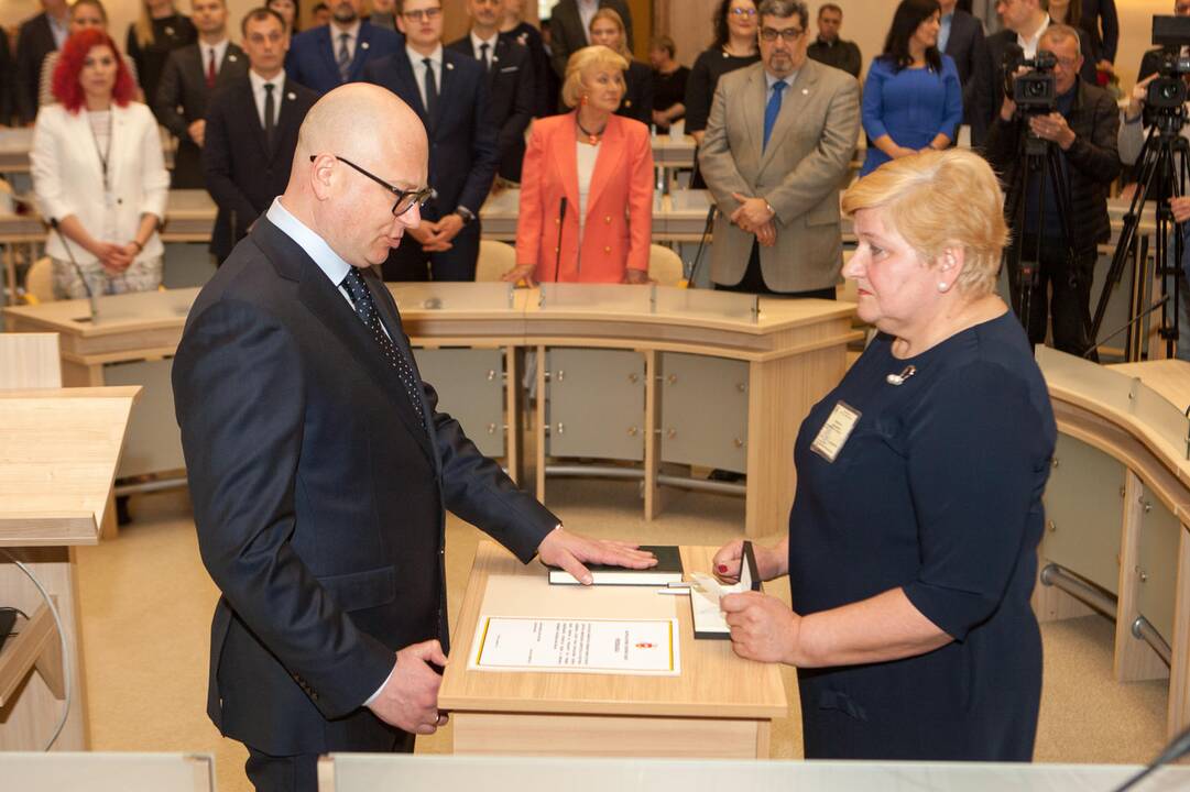 Prisiekė nauja Kauno miesto taryba
