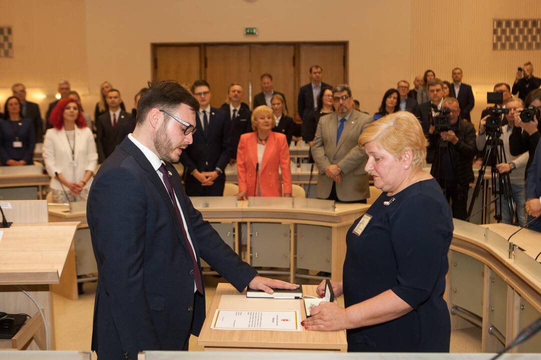 Prisiekė nauja Kauno miesto taryba