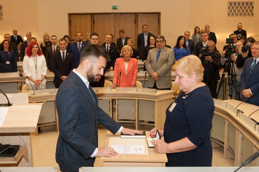 Prisiekė nauja Kauno miesto taryba