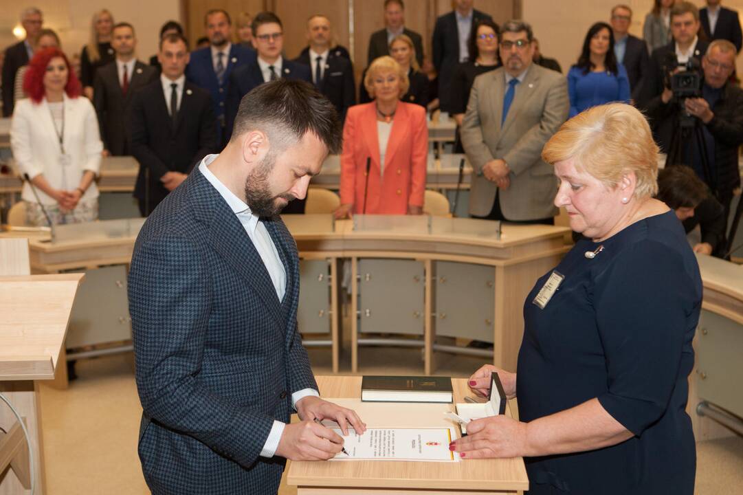 Prisiekė nauja Kauno miesto taryba