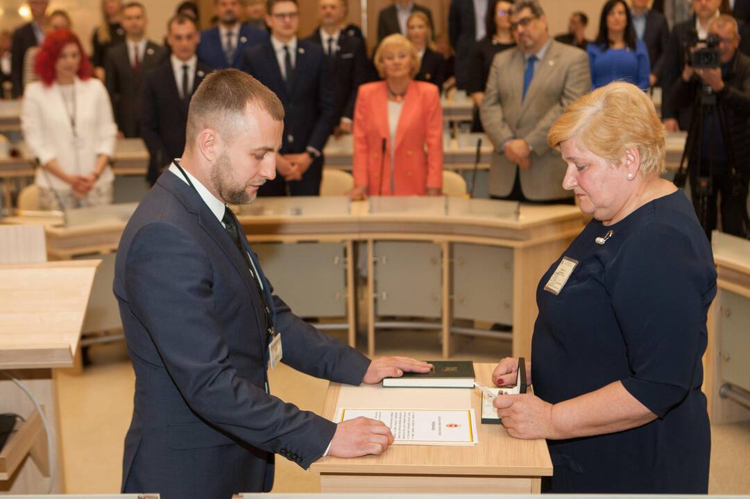 Prisiekė nauja Kauno miesto taryba