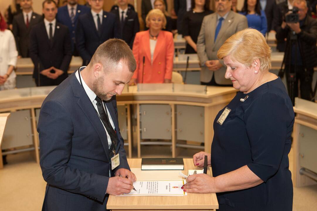 Prisiekė nauja Kauno miesto taryba