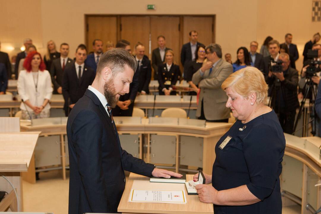 Prisiekė nauja Kauno miesto taryba