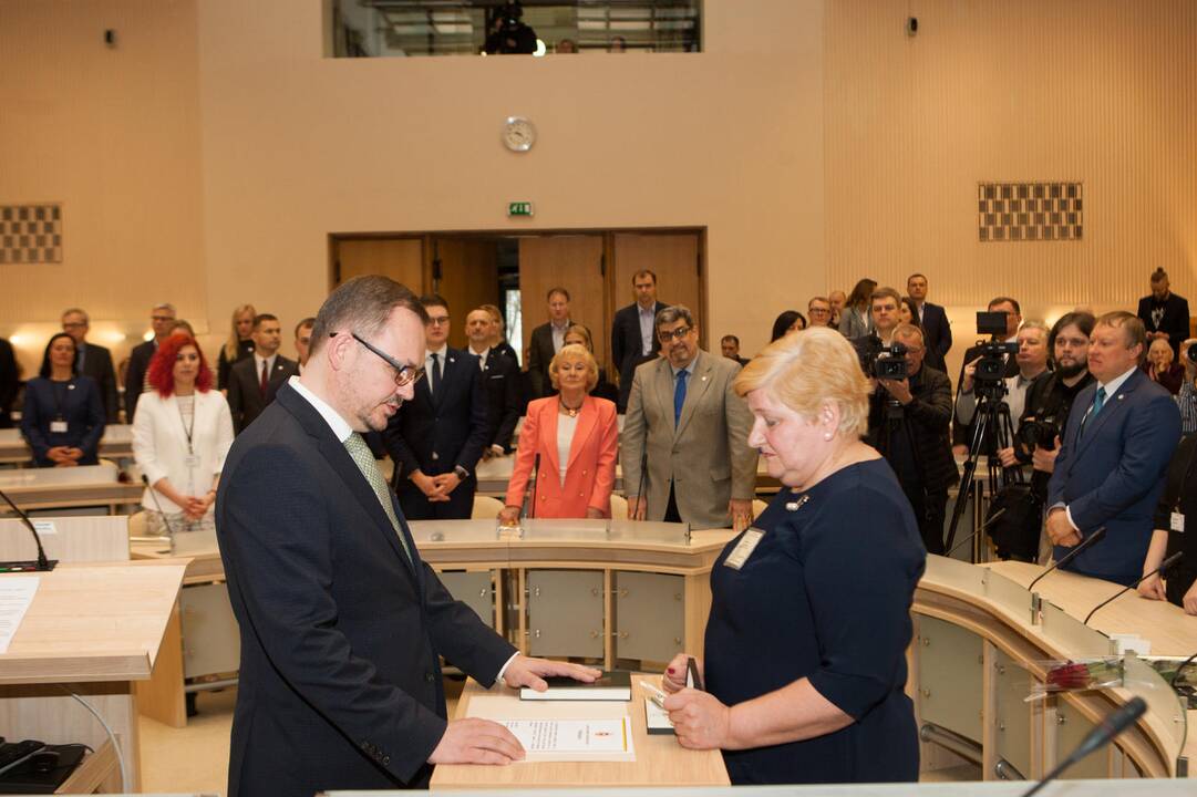 Prisiekė nauja Kauno miesto taryba