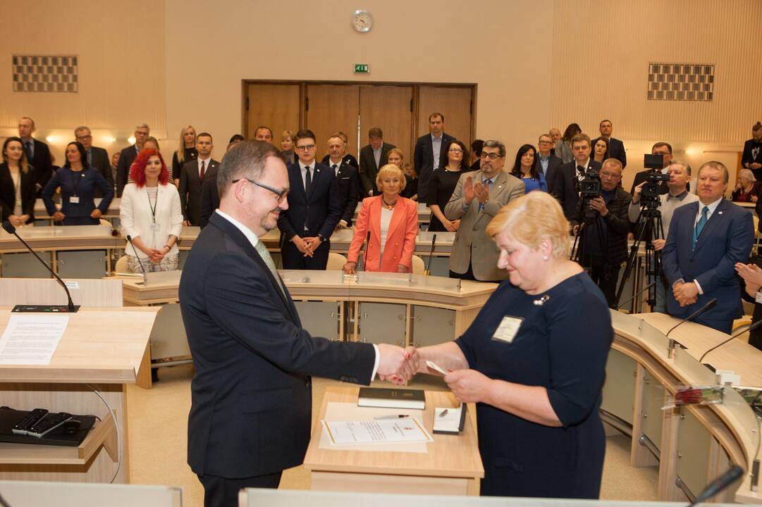 Prisiekė nauja Kauno miesto taryba