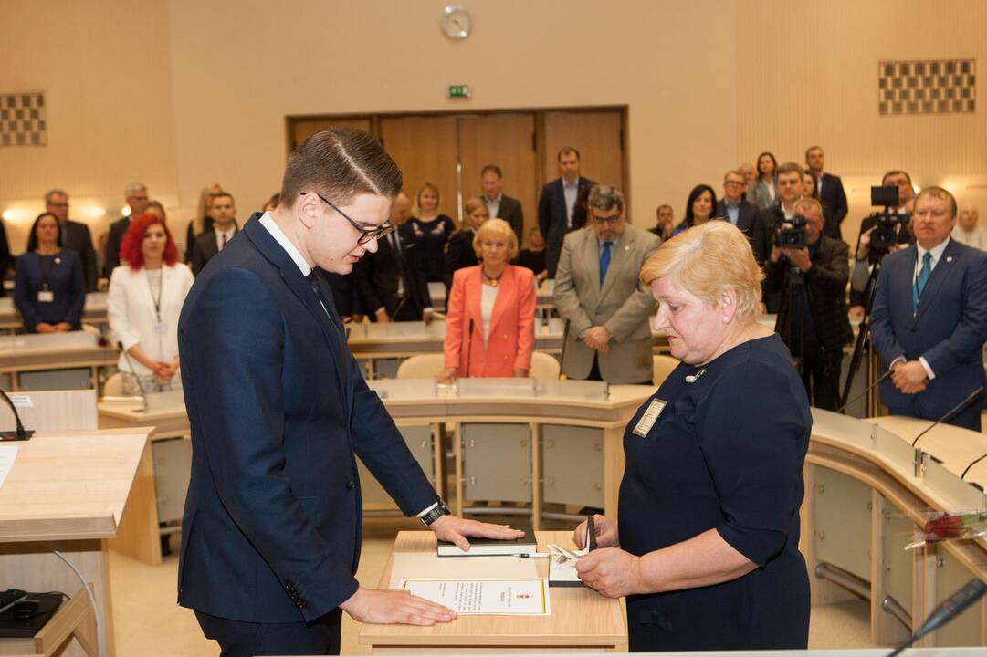 Prisiekė nauja Kauno miesto taryba