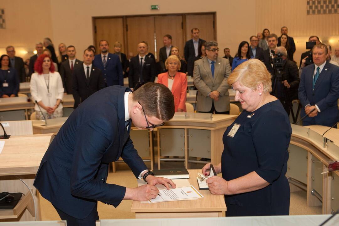 Prisiekė nauja Kauno miesto taryba