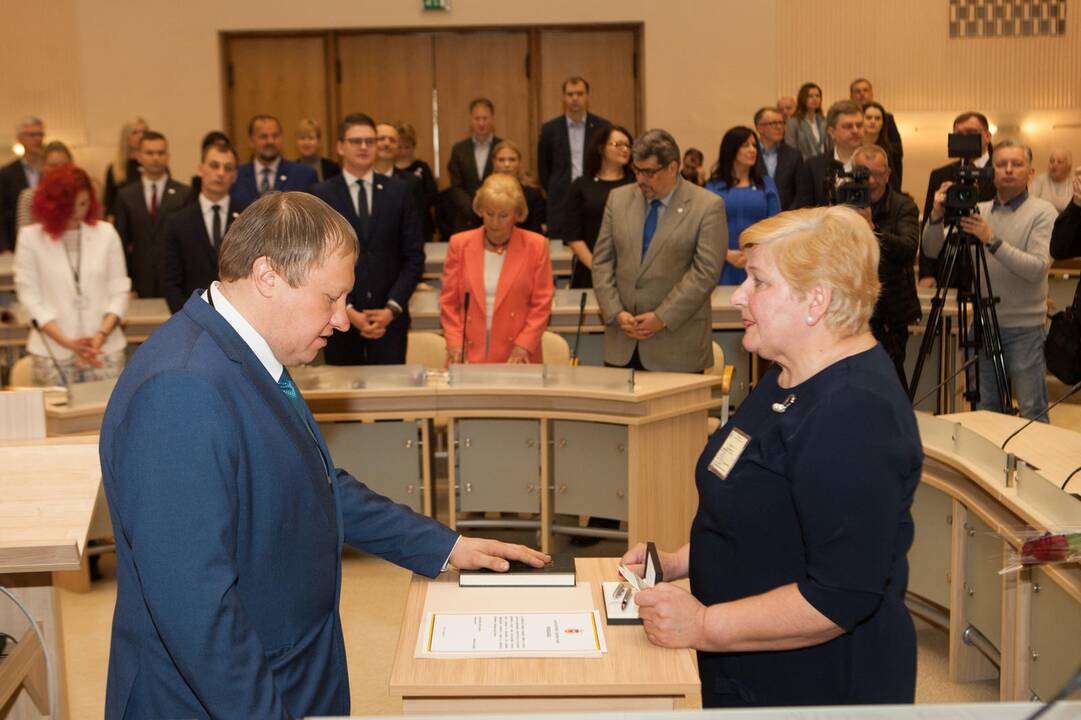 Prisiekė nauja Kauno miesto taryba