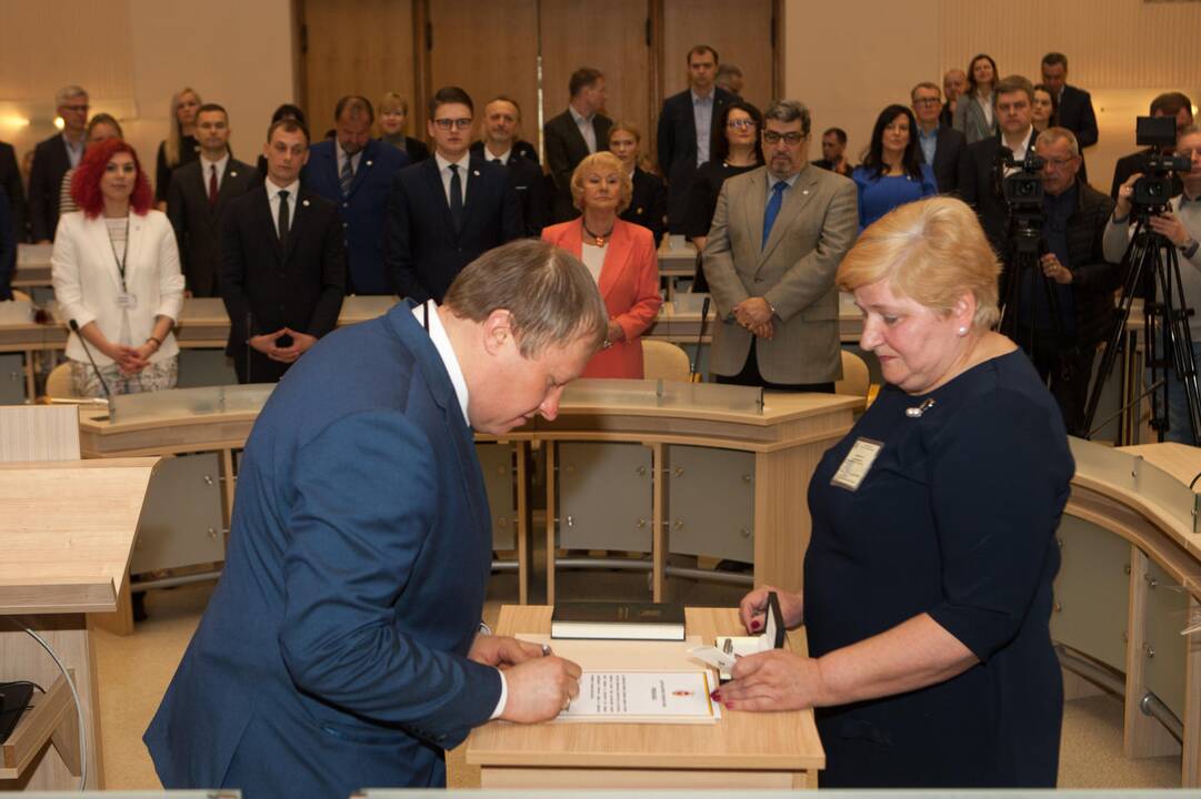 Prisiekė nauja Kauno miesto taryba