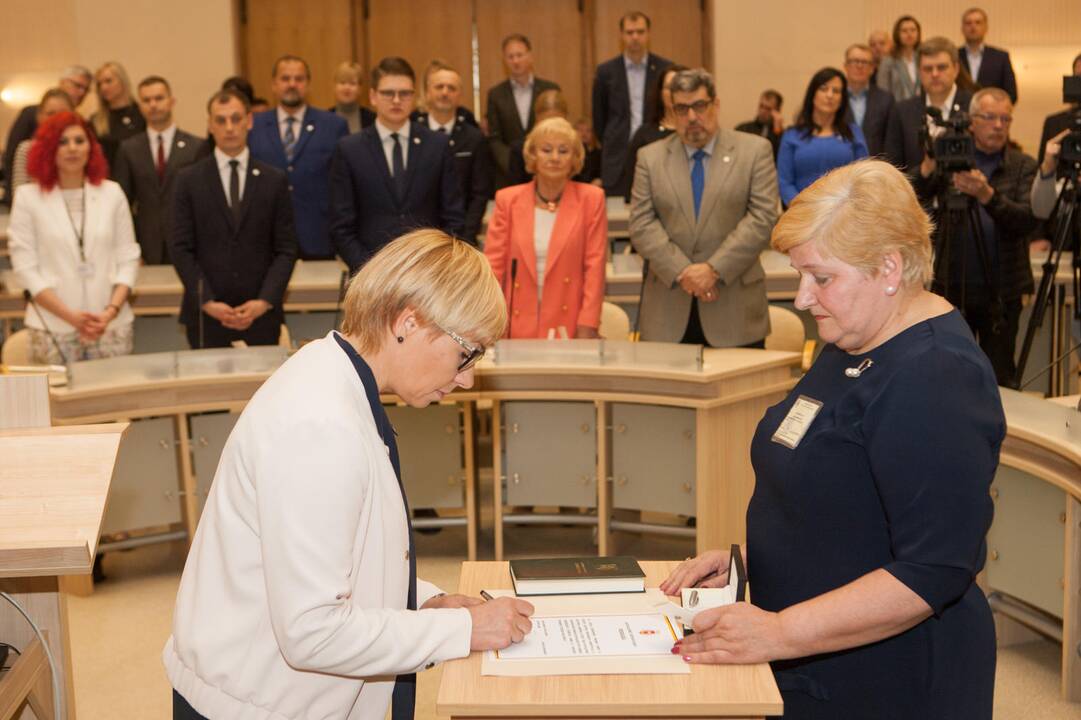Prisiekė nauja Kauno miesto taryba