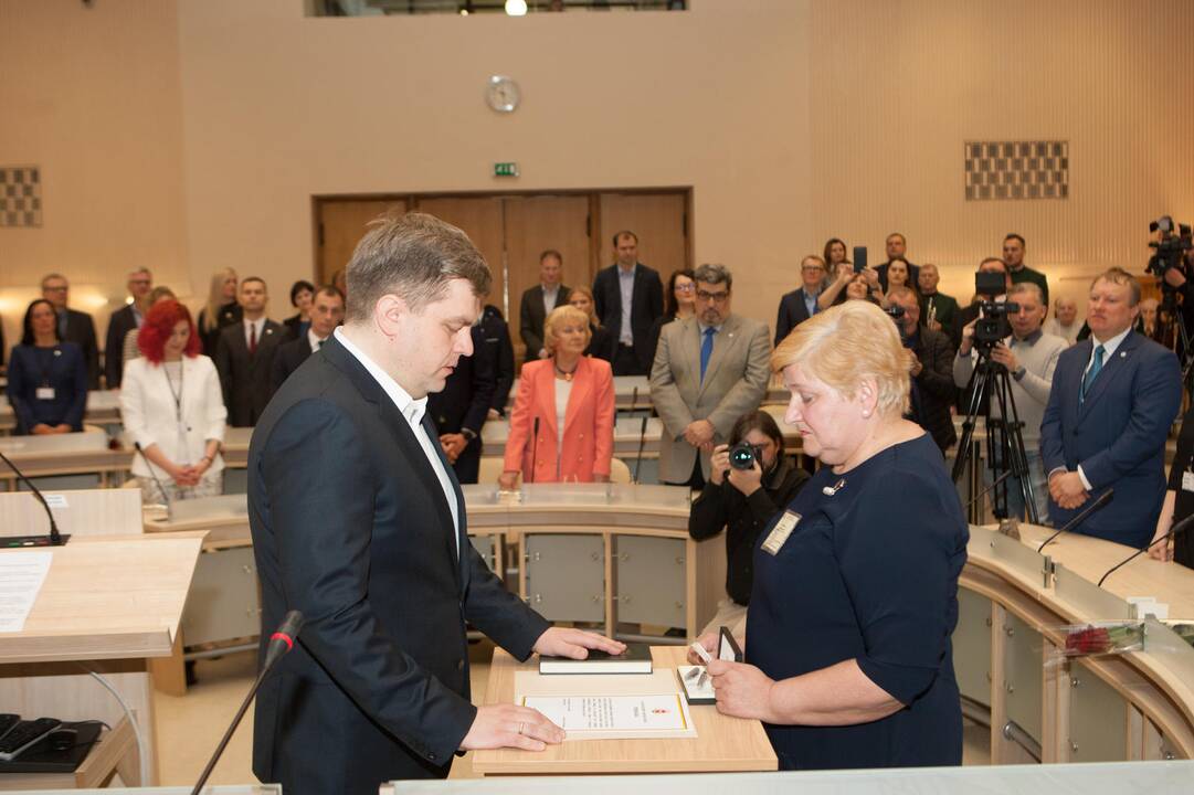 Prisiekė nauja Kauno miesto taryba