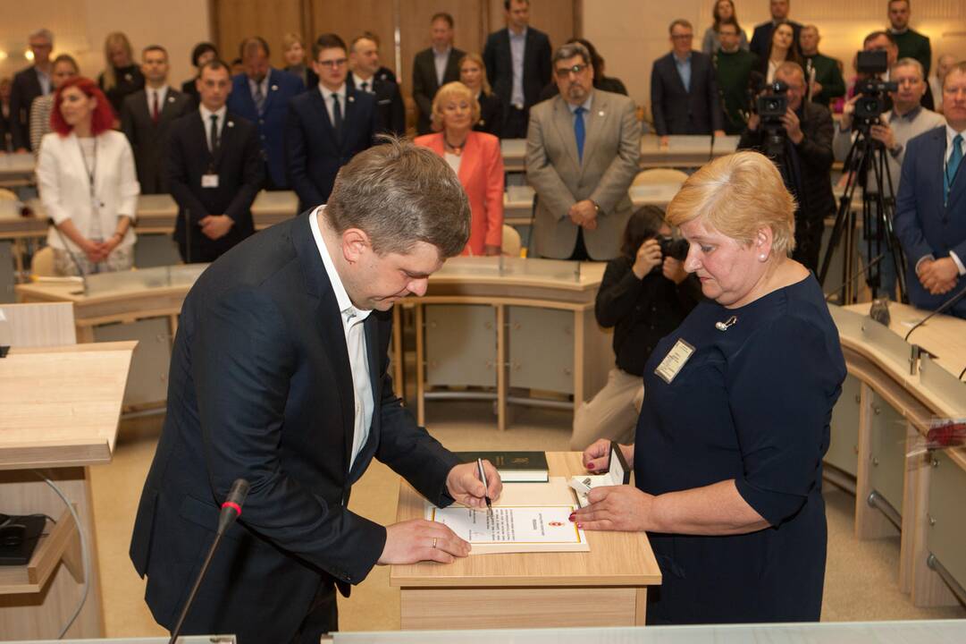 Prisiekė nauja Kauno miesto taryba