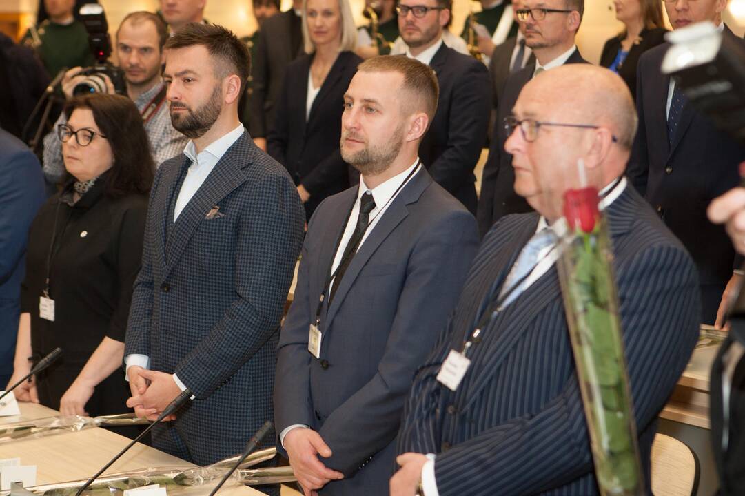 Prisiekė nauja Kauno miesto taryba