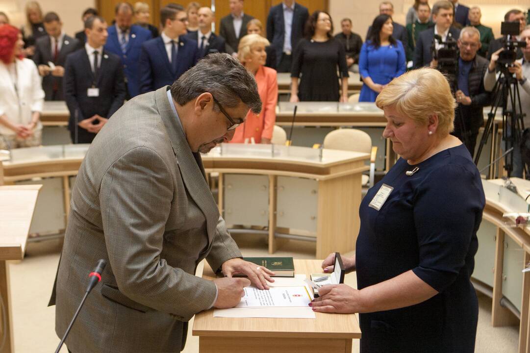 Prisiekė nauja Kauno miesto taryba